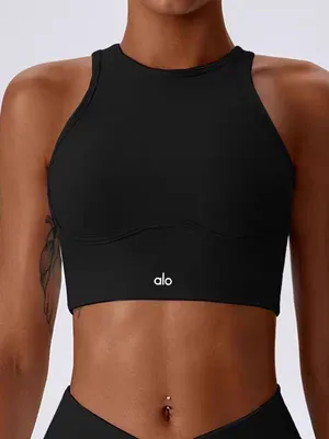 Image of Alo Bra High Neck