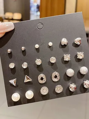 Image of Earrings Silver